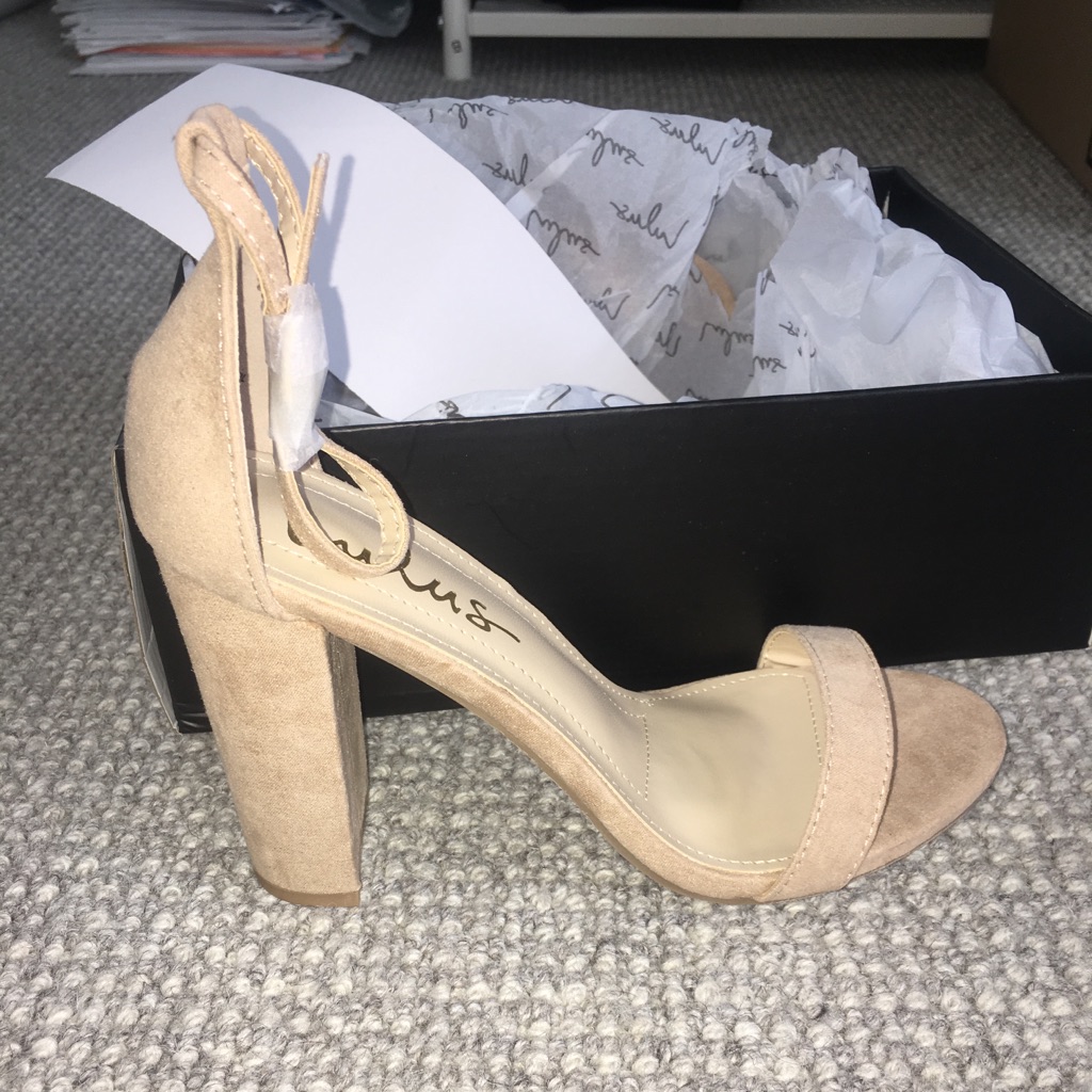 Natural Taylor Heels Brand New